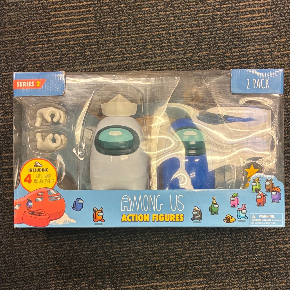 AMONG US ACTION FIGURES 2PK